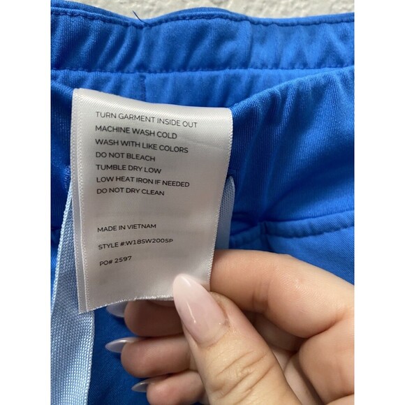 Figs Zamora Jogger Scrub Pants Small Petite Capri Blue NWOT - Picture 8 of 11